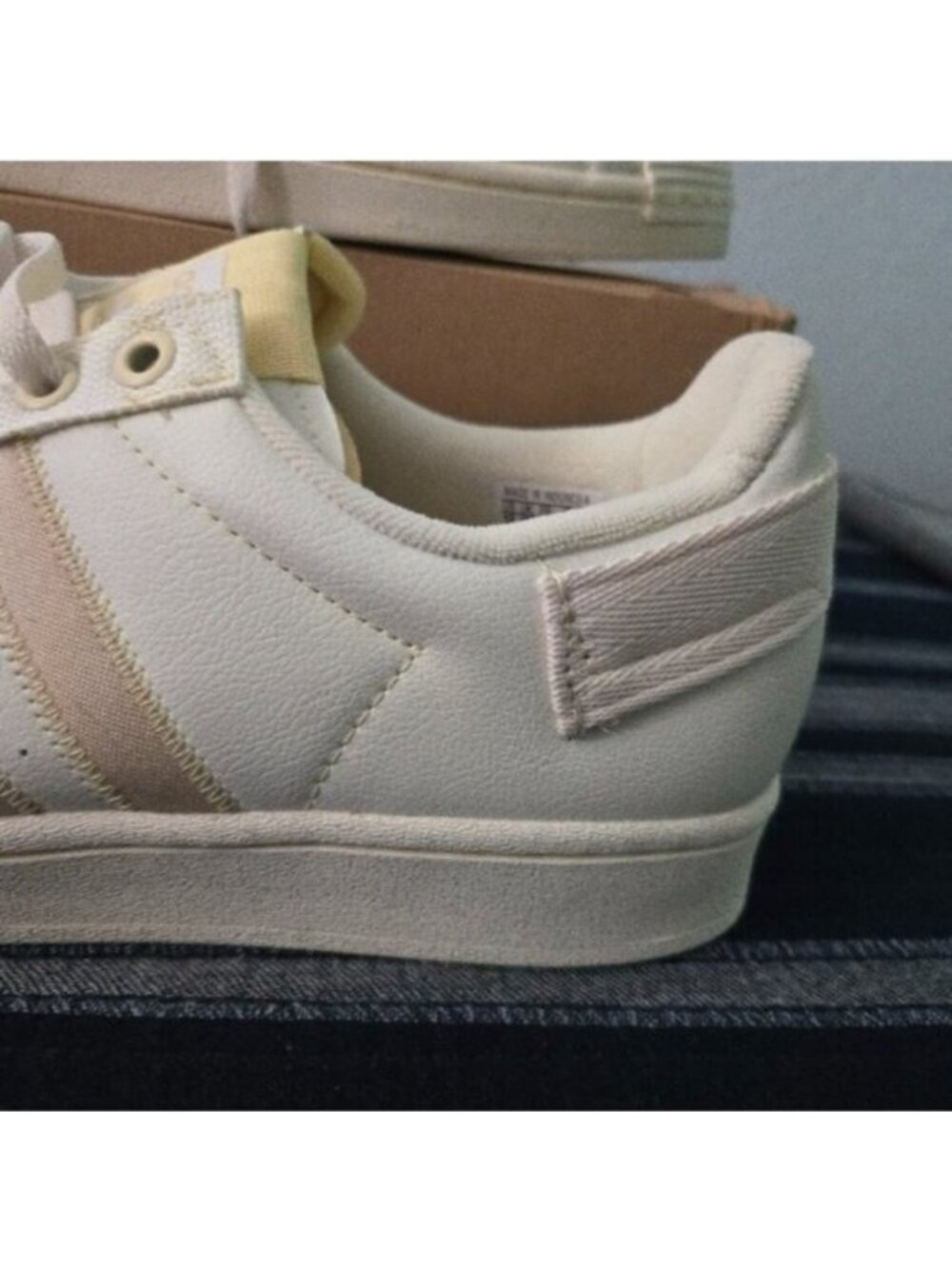 Adidas Shelltoe Boost Men 11 Superstar Parley Cream Off White 0926 - Picture 3 of 11
